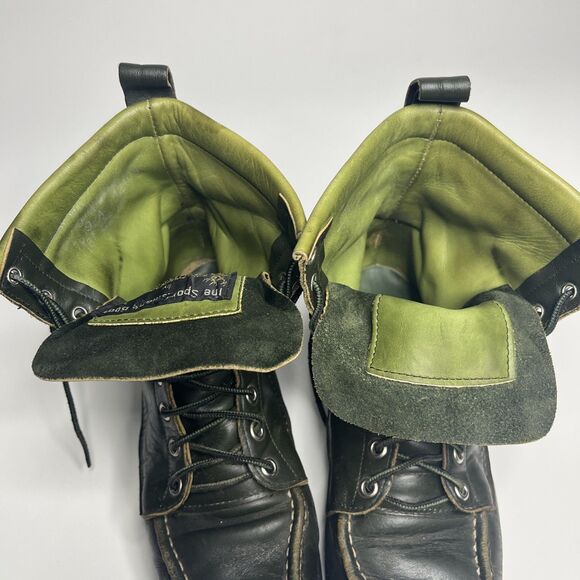 Vintage Browning Women's Lady's Featherweights Black Leather Boots 9A - Picture 16 of 16